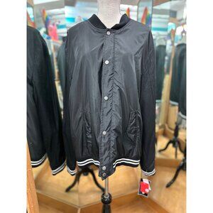 North Zone Black Windbreaker Jacket in 2X